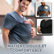 T-shirt porte-bébé BestDad gris